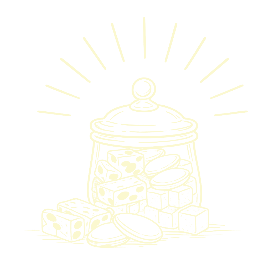 Illustration de confiseries artisanales provençales avec calissons, nougats et pâtes de fruits à Aups